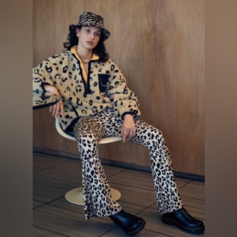 Urban Renewal Leopard Flare Pants